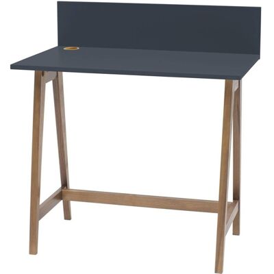 Ragaba Luka Grafiet Bureau 85cm breedte Eiken poten Ragaba Luka Grafiet Bureau 85cm breedte Eiken poten