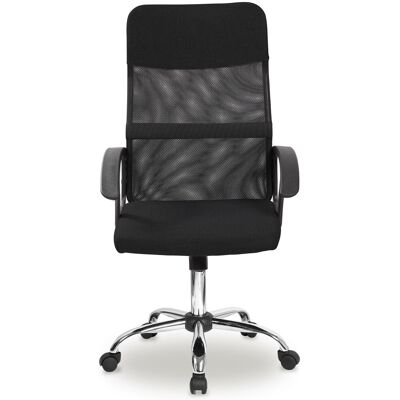 ECOTOYS Bureaustoel - ergonomisch - mesh - in hoogte te verstellen - zwart ECOTOYS Bureaustoel - ergonomisch - mesh - in hoogte te verstellen - zwart