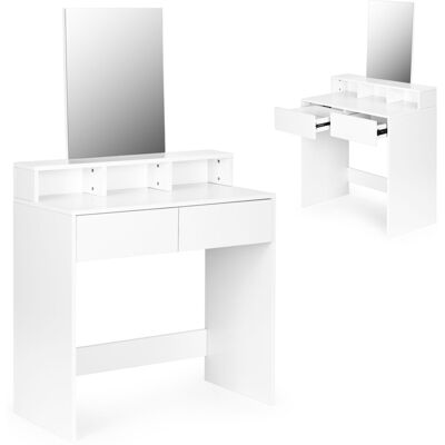 ECOTOYS Moderne kaptafel - wit - 80x40x140 cm ECOTOYS Moderne kaptafel - wit - 80x40x140 cm