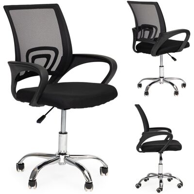 ECOTOYS Ergonomische bureaustoel - 58x55x94 cm - zwart ECOTOYS Ergonomische bureaustoel - 58x55x94 cm - zwart