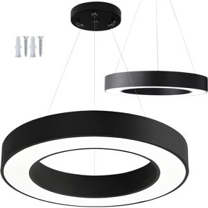 ZOLTA Led plafondlamp - mat zwart - 60 cm - 72W - neutraal wit ZOLTA Led plafondlamp - mat zwart - 60 cm - 72W - neutraal wit