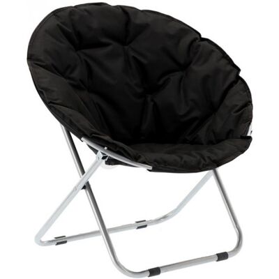 Chomik Garden Line - kampeerstoel - vouwstoel - 80x60x75 cm - zwart Chomik Garden Line - kampeerstoel - vouwstoel - 80x60x75 cm - zwart