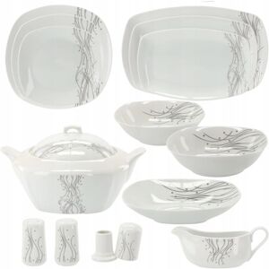 Chomik Cookline - serviesset - 12 personen - 49 delig - porselein Chomik Cookline - serviesset - 12 personen - 49 delig - porselein