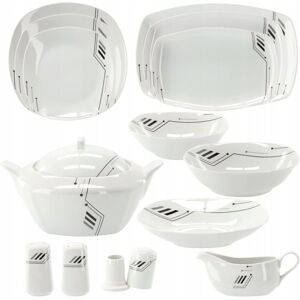 Chomik Cookline - serviesset - 12 personen - 49 delig - porselein Chomik Cookline - serviesset - 12 personen - 49 delig - porselein
