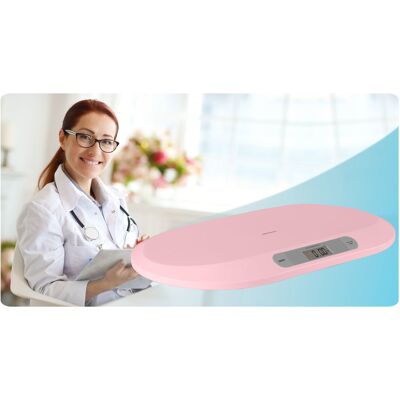 Viking Choice Babyweegschaal elektronisch met LCD display – Roze Viking Choice Babyweegschaal elektronisch met LCD display – Roze