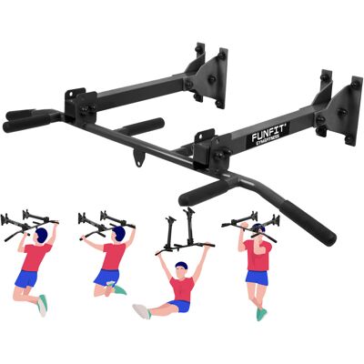 Viking Choice Pull up bar - Optrekstang muur-plafond - Home gym - 110 cm Viking Choice Pull up bar - Optrekstang muur-plafond - Home gym - 110 cm