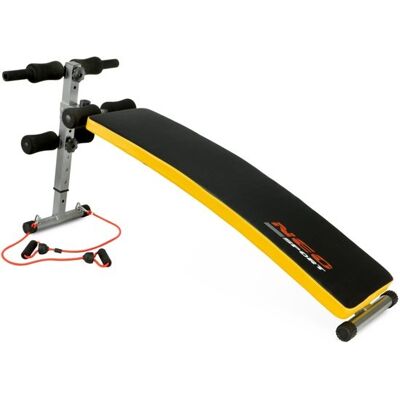 Viking Choice Sportbank - buikspieren trainen - schuin instelbaar - geel & zwart Viking Choice Sportbank - buikspieren trainen - schuin instelbaar - geel & zwart