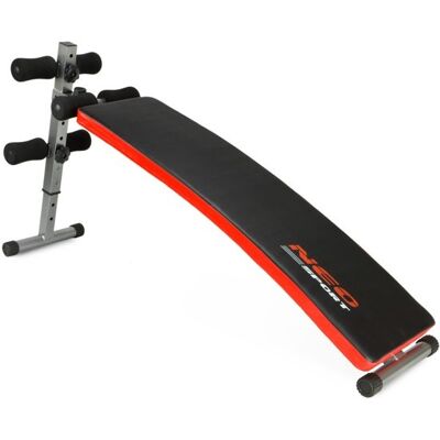 Viking Choice Sportbank - buikspieren trainen - schuin instelbaar - rood & zwart Viking Choice Sportbank - buikspieren trainen - schuin instelbaar - rood & zwart