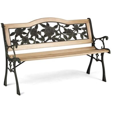 Viking Choice Parkbank met rugleuning 123,5 x 74 x 48 cm Viking Choice Parkbank met rugleuning 123,5 x 74 x 48 cm