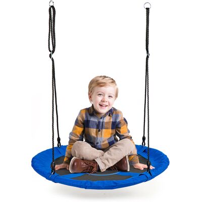 ECOTOYS Nestschommel - nest schommel - 100 cm - tot 100 kg - blauw ECOTOYS Nestschommel - nest schommel - 100 cm - tot 100 kg - blauw