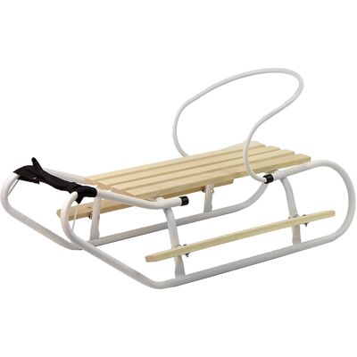 Viking Choice Slee met rugleuning - staal - 83x38x21 cm - max 75 kg Viking Choice Slee met rugleuning - staal - 83x38x21 cm - max 75 kg