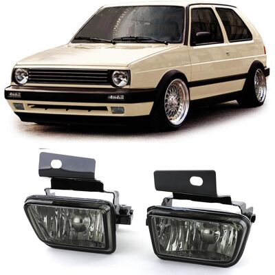 Viking Choice Mistlampen voor VW Golf 2 Jetta 2 83-92 - zwart smoke Viking Choice Mistlampen voor VW Golf 2 Jetta 2 83-92 - zwart smoke