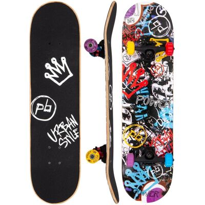 ENERO PRO Houten skateboard 79x20cm urban - hout ENERO PRO Houten skateboard 79x20cm urban - hout