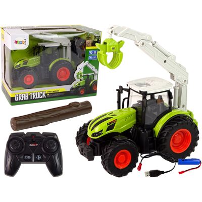 LEAN Toys RC - tractor - met afstandsbediening - 19x11x14 cm - groen LEAN Toys RC - tractor - met afstandsbediening - 19x11x14 cm - groen