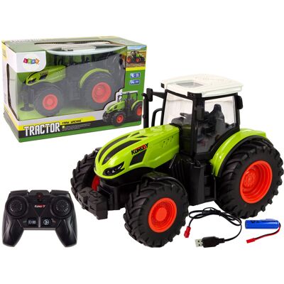 LEAN Toys RC - tractor - met afstandsbediening - 18x12x11 cm - groen LEAN Toys RC - tractor - met afstandsbediening - 18x12x11 cm - groen