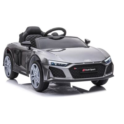 LEAN Toys Elektrische kinderauto - Audi R8 - R/C - 3-6km/u - zilver LEAN Toys Elektrische kinderauto - Audi R8 - R/C - 3-6km/u - zilver