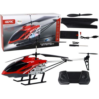 LEAN Toys RC helikopter - 4D-M4 - 66x26x39cm - tot 100 m - rood LEAN Toys RC helikopter - 4D-M4 - 66x26x39cm - tot 100 m - rood