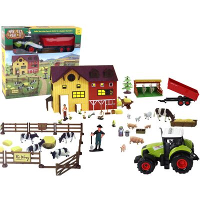 LEAN Toys Boerderij speelset - met geluiden & accessoires - 102-delig LEAN Toys Boerderij speelset - met geluiden & accessoires - 102-delig