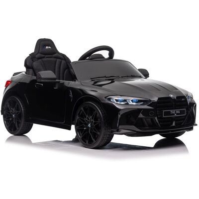 LEAN Toys BMW M4 kinderauto zwart - elektrisch - 130x67x52cm LEAN Toys BMW M4 kinderauto zwart - elektrisch - 130x67x52cm
