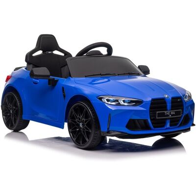 LEAN Toys BMW M4 kinderauto elektrisch - blauw - 120x65x50 cm LEAN Toys BMW M4 kinderauto elektrisch - blauw - 120x65x50 cm