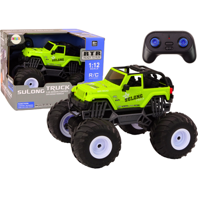 Viking Choice RC Truck - Groen - Schaal 1:12 - 33 x 29,5 x 25 cm Viking Choice RC Truck - Groen - Schaal 1:12 - 33 x 29,5 x 25 cm