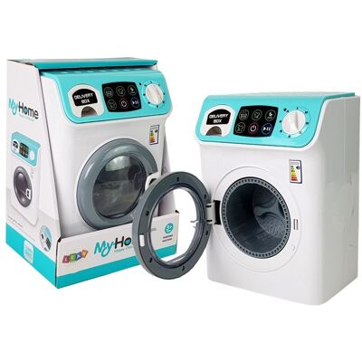 Viking Choice Speelgoed wasmachine met geluid – Wit en mint Viking Choice Speelgoed wasmachine met geluid – Wit en mint