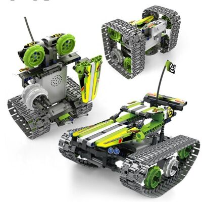 Viking Choice Bestuurbare robot - bouwstenen - 3-in-1 - 16x18x19 cm Viking Choice Bestuurbare robot - bouwstenen - 3-in-1 - 16x18x19 cm