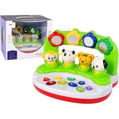 LEAN Toys Babyspeelgoed - met licht en geluid - 22x14x13cm - primaire kleuren LEAN Toys Babyspeelgoed - met licht en geluid - 22x14x13cm - primaire kleuren