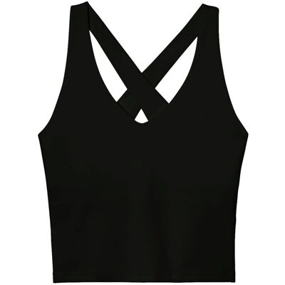 Damestanktop Girlfriend Collective Float Zoe Zwart 6XL Damestanktop Girlfriend Collective Float Zoe Zwart 6XL