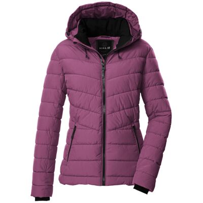 Gewatteerd damesjack met capuchon Killtec GW 32 Paars 48 Gewatteerd damesjack met capuchon Killtec GW 32 Paars 48