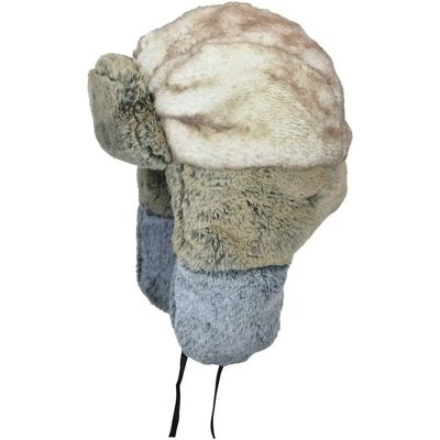 Chapka Kangol Multi Faux Fur Trapper Marron M Chapka Kangol Multi Faux Fur Trapper Marron M