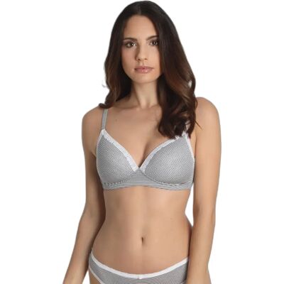 Vrouwenbeha Sassa Stripe Range Gris 85C Vrouwenbeha Sassa Stripe Range Gris 85C