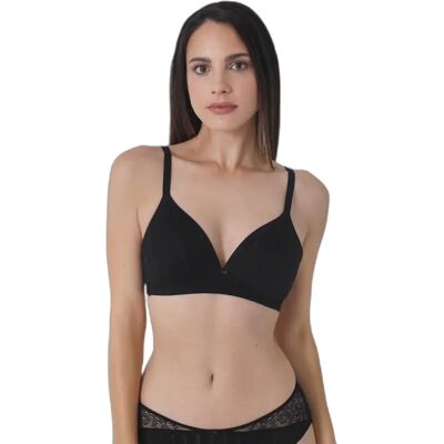 Vrouwenbeha Sassa Natural Stripe Noir 90C Vrouwenbeha Sassa Natural Stripe Noir 90C
