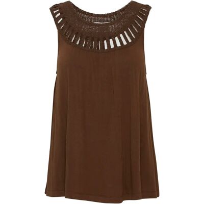 Damestanktop b.young BYPIPA Marron S Damestanktop b.young BYPIPA Marron S
