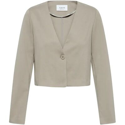 V-halsjack voor vrouw b.young Byrizetta Beige 34 V-halsjack voor vrouw b.young Byrizetta Beige 34