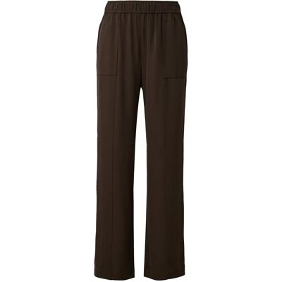 Reisbroek met stikseldetails voor dames COMMA Marron 34 Reisbroek met stikseldetails voor dames COMMA Marron 34