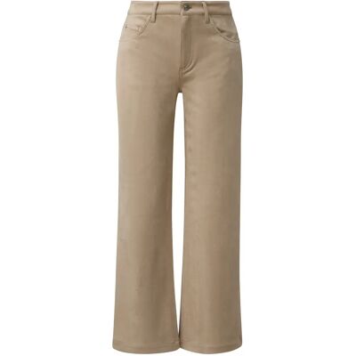 Rechthoekige Velvetbroek Dames COMMA Beige 42 Rechthoekige Velvetbroek Dames COMMA Beige 42