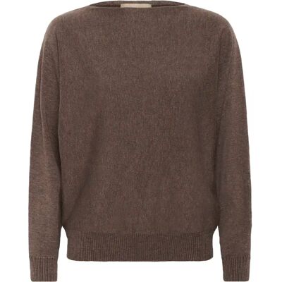 Vrouwentrui CULTURE CUAnnemarie Batwing Jumper Marron S Vrouwentrui CULTURE CUAnnemarie Batwing Jumper Marron S
