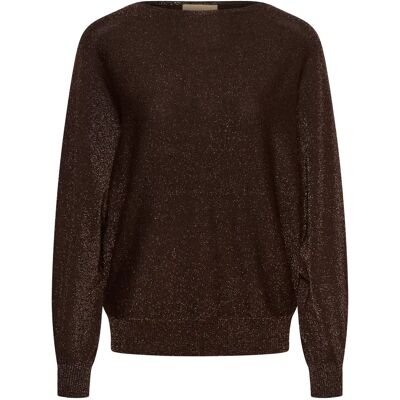Vrouwentrui CULTURE CUFay Batwing Jumper Marron S Vrouwentrui CULTURE CUFay Batwing Jumper Marron S