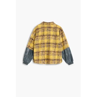 Kinderhemd met lange mouwen Desigual Roger Jaune 7/8 jaar oud Kinderhemd met lange mouwen Desigual Roger Jaune 7/8 jaar oud