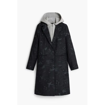 Lang damesjack Desigual Ginny Noir M Lang damesjack Desigual Ginny Noir M