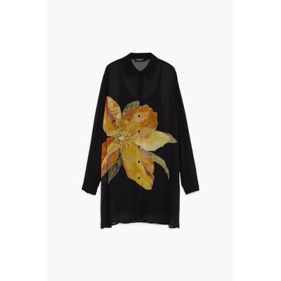 Vrouwentuniek Desigual Siena Noir XL Vrouwentuniek Desigual Siena Noir XL