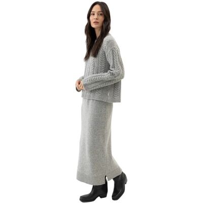 Vrouwenrok Holebrook Betty Gris XL Vrouwenrok Holebrook Betty Gris XL