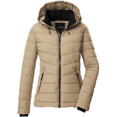 Gewatteerd damesjack met capuchon Killtec GW 32 Beige 38 Gewatteerd damesjack met capuchon Killtec GW 32 Beige 38