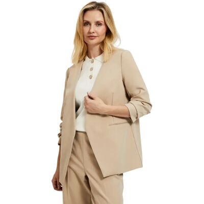 Damesjas Moodo Z-MR-4507 Beige XL Damesjas Moodo Z-MR-4507 Beige XL