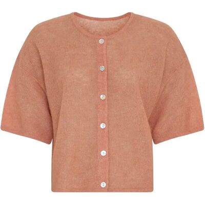 Damesvest Moss Copenhagen Aurelia Marron S/M Damesvest Moss Copenhagen Aurelia Marron S/M