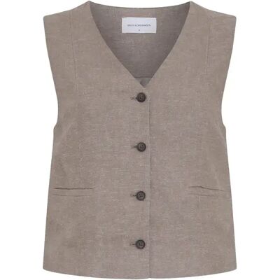 Damesgilet Moss Copenhagen Viana Marron S Damesgilet Moss Copenhagen Viana Marron S