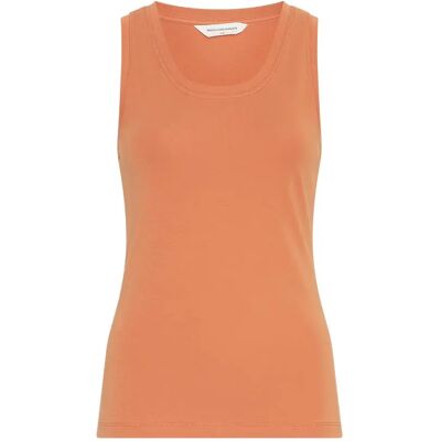 Damestanktop Moss Copenhagen Jillene Marron XS/S Damestanktop Moss Copenhagen Jillene Marron XS/S