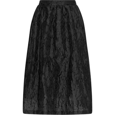 Vrouwenrok Moss Copenhagen Lakshmi HW Noir S Vrouwenrok Moss Copenhagen Lakshmi HW Noir S