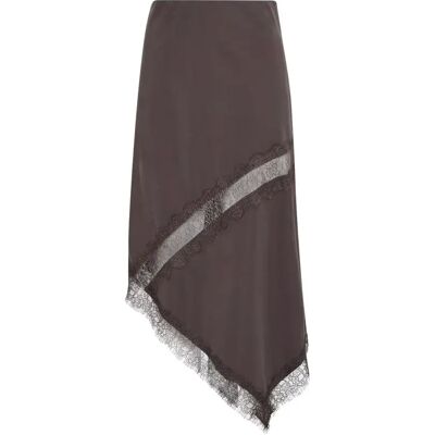 Vrouwenrok Moss Copenhagen Thea Marron S Vrouwenrok Moss Copenhagen Thea Marron S